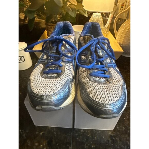 Asics Gel Blue & Gray Mesh Women's Running Shoes Size 8 - Picture 4 of 12